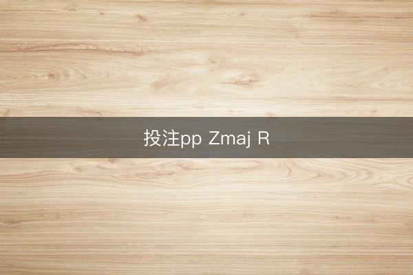 投注pp Zmaj R