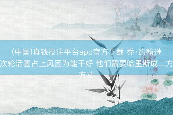 (中国)真钱投注平台app官方下载 乔·约翰逊：次轮活塞占上风因为能干好 他们需要哈里斯成二方丈